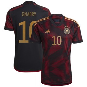 Seconda Maglia Germania Mondiali 2022 Serge Gnabry 10